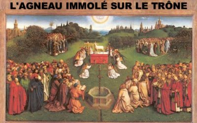 L’AGNEAU IMMOLE SUR LE TRÔNE