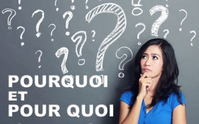 POURQUOI , et POUR QUOI J’EXISTE (Prédication du 19 Janvier 2020)